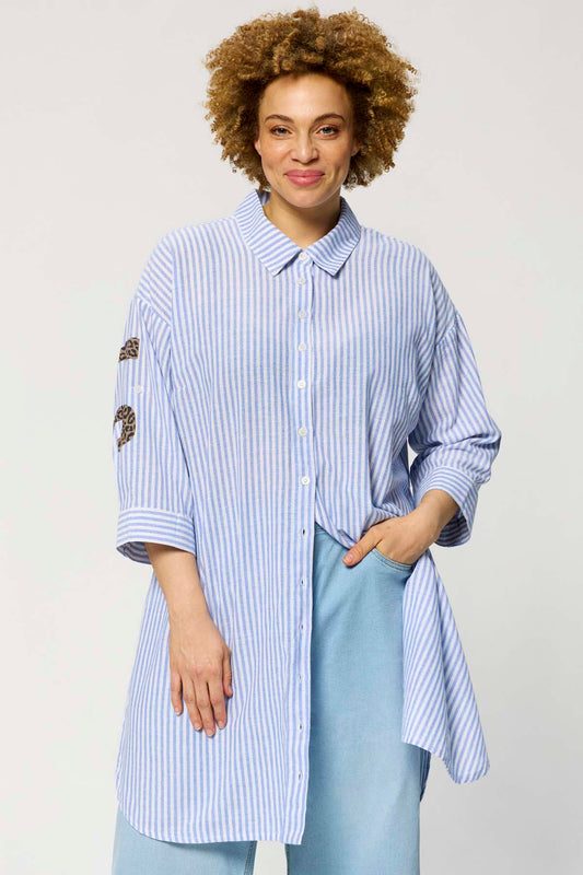 ZhMabel 1569 - Stripet skjorte