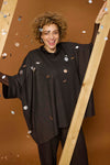 ZhMamie 1589 - Bluse med Glimmer