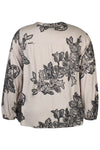 ZhMerna 1614 - Bluse med Blomsterprint