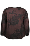 ZhMerna 1614 - Bluse med Blomsterprint