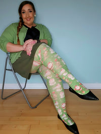 PMChristmas Printed Curvy Super Stretch Tights 50 den