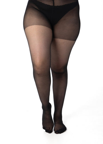 PMPamela Mann 20 Denier Plus Tights - 2 pack