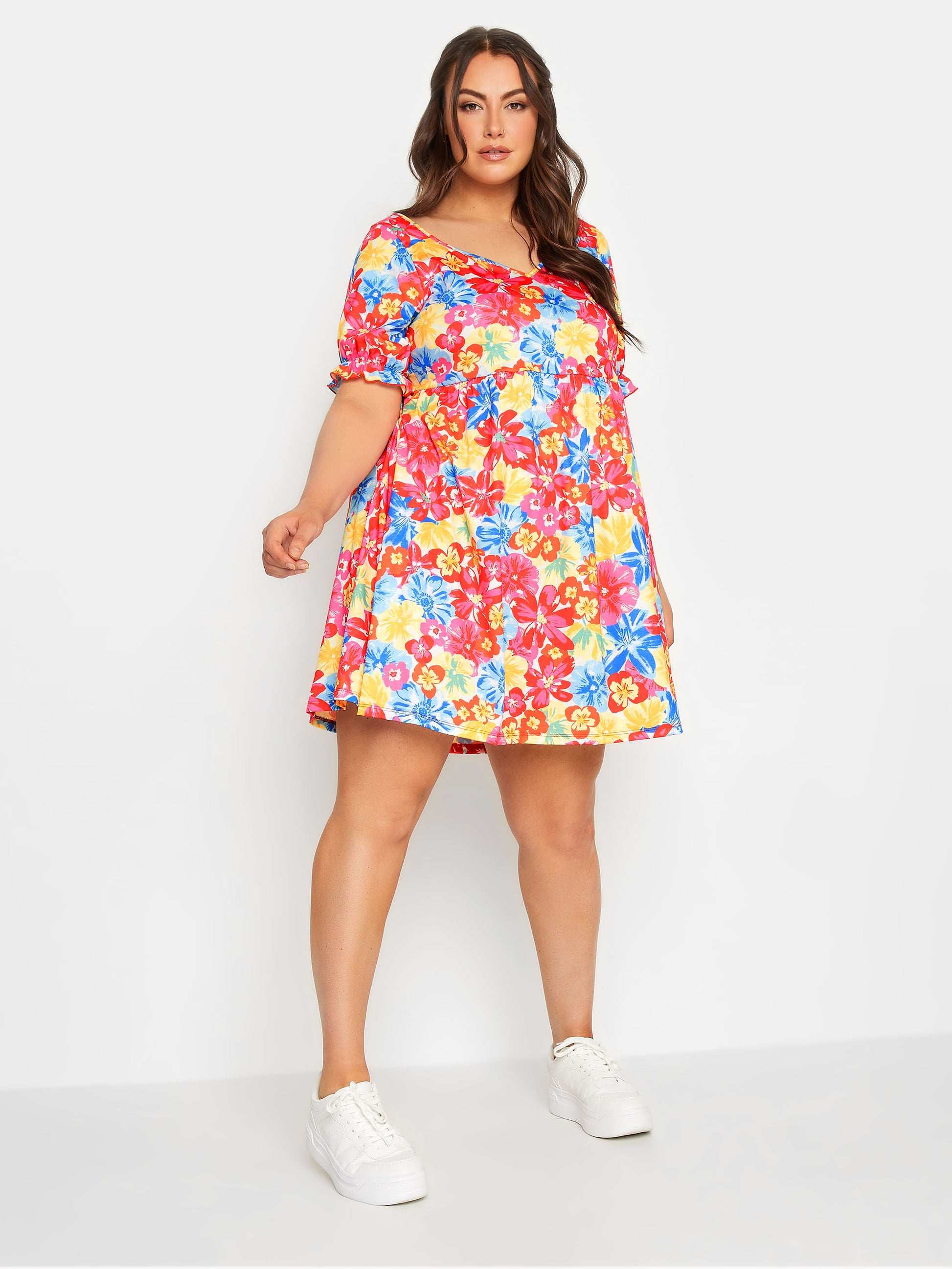 YoEpp Smock Sweetheart Dress Flrl