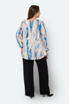 Ci218568 - Bluse med marmorprint