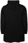 ZhMya 001 - Lang Cardigan med Hætte