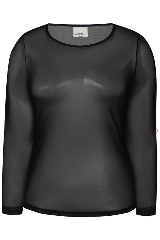 ZhTiri 0002 - Mesh Bluse