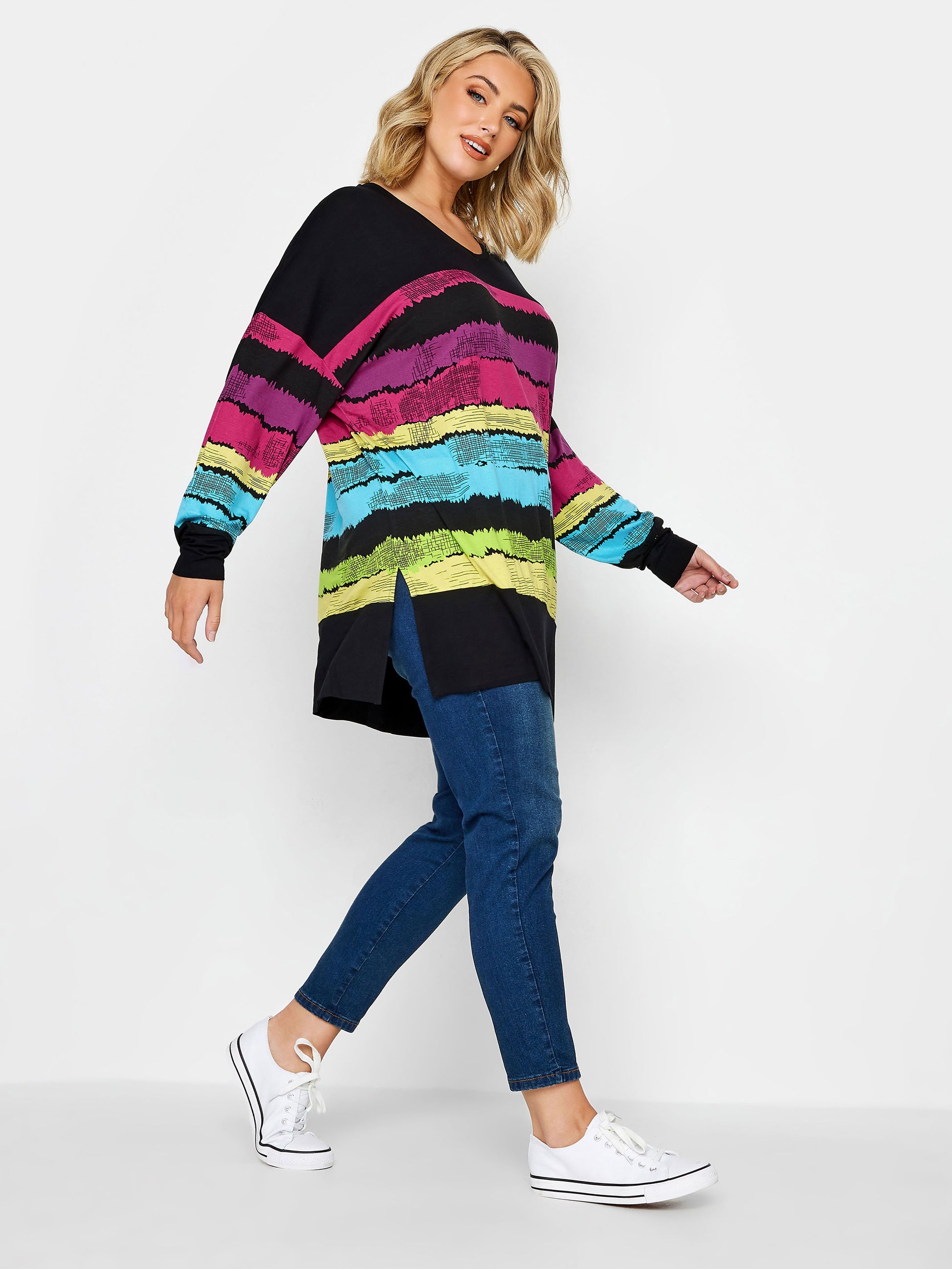 YoBRUSH STROKE STRIPE TOP