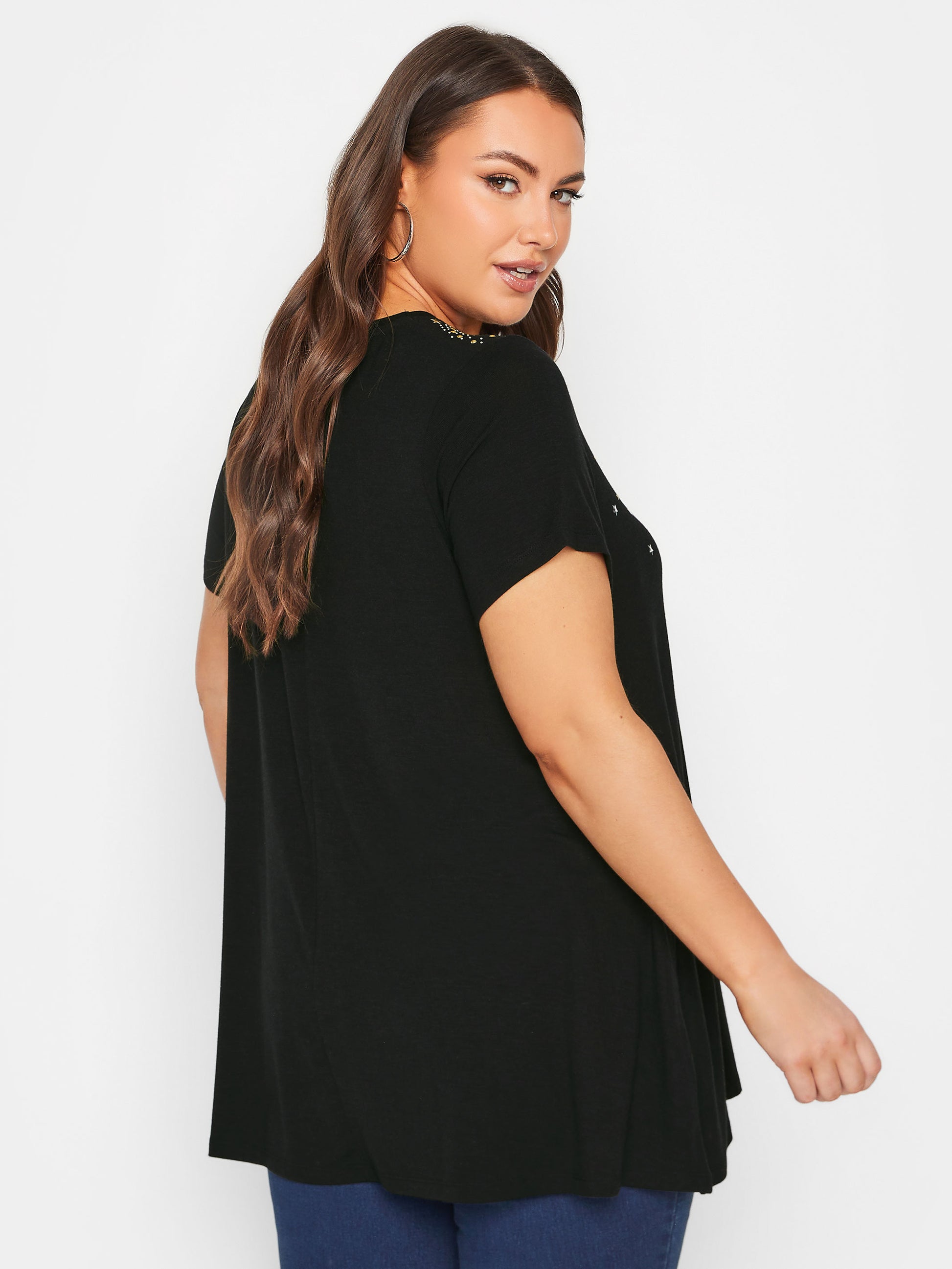 YoEmbellished V-Neck T-Shirt