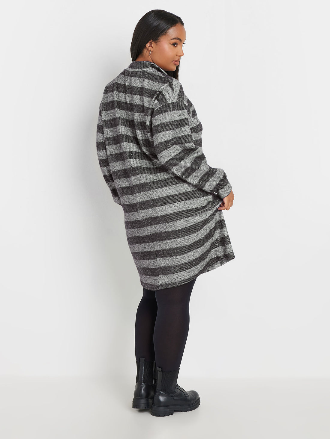 YoSoft Touch Zip Neck Jumper Dress