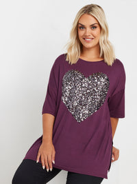 YoHeart Embellished T-Shirt