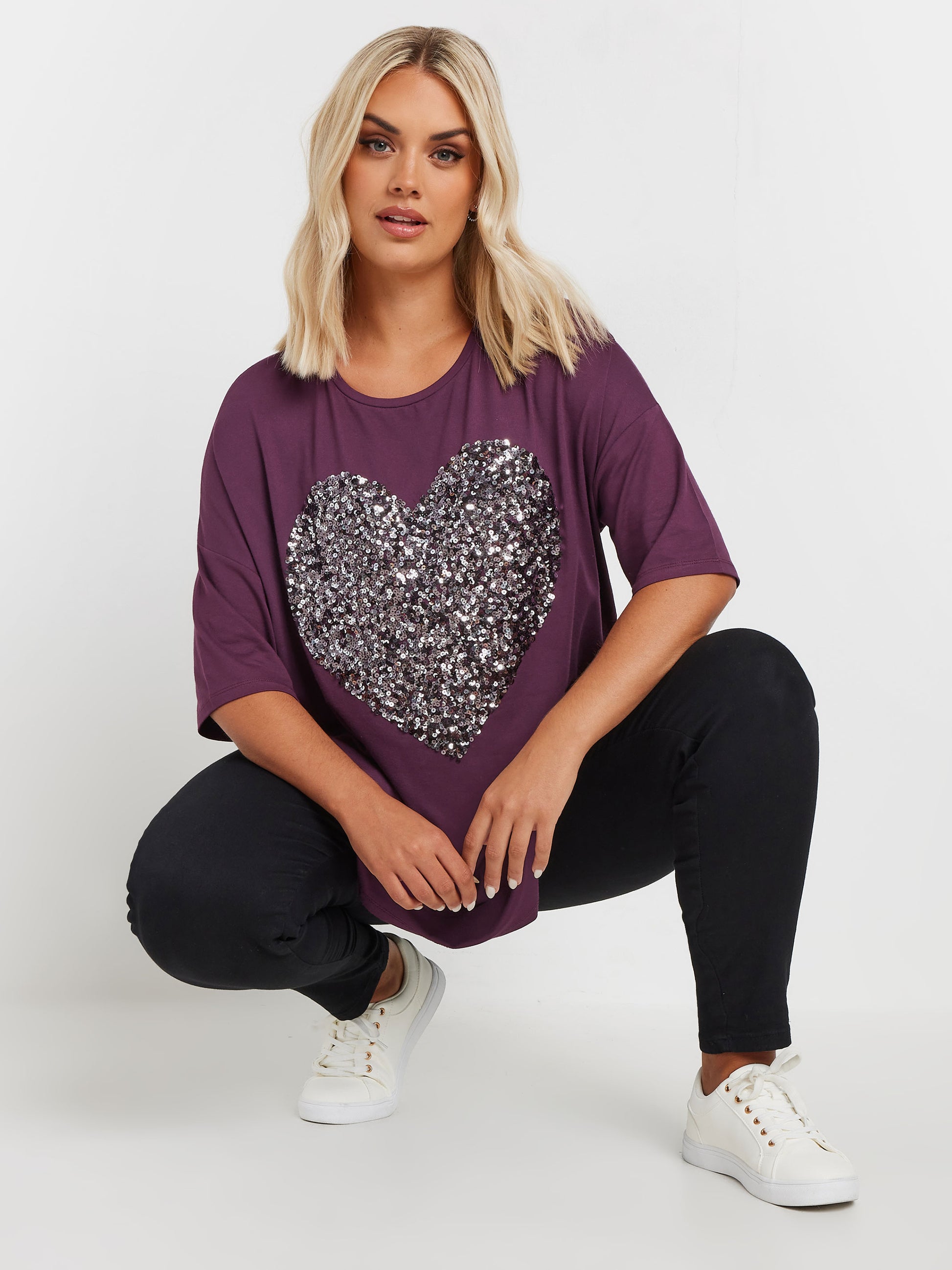 YoHeart Embellished T-Shirt