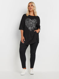 YoHeart Embellished T-Shirt