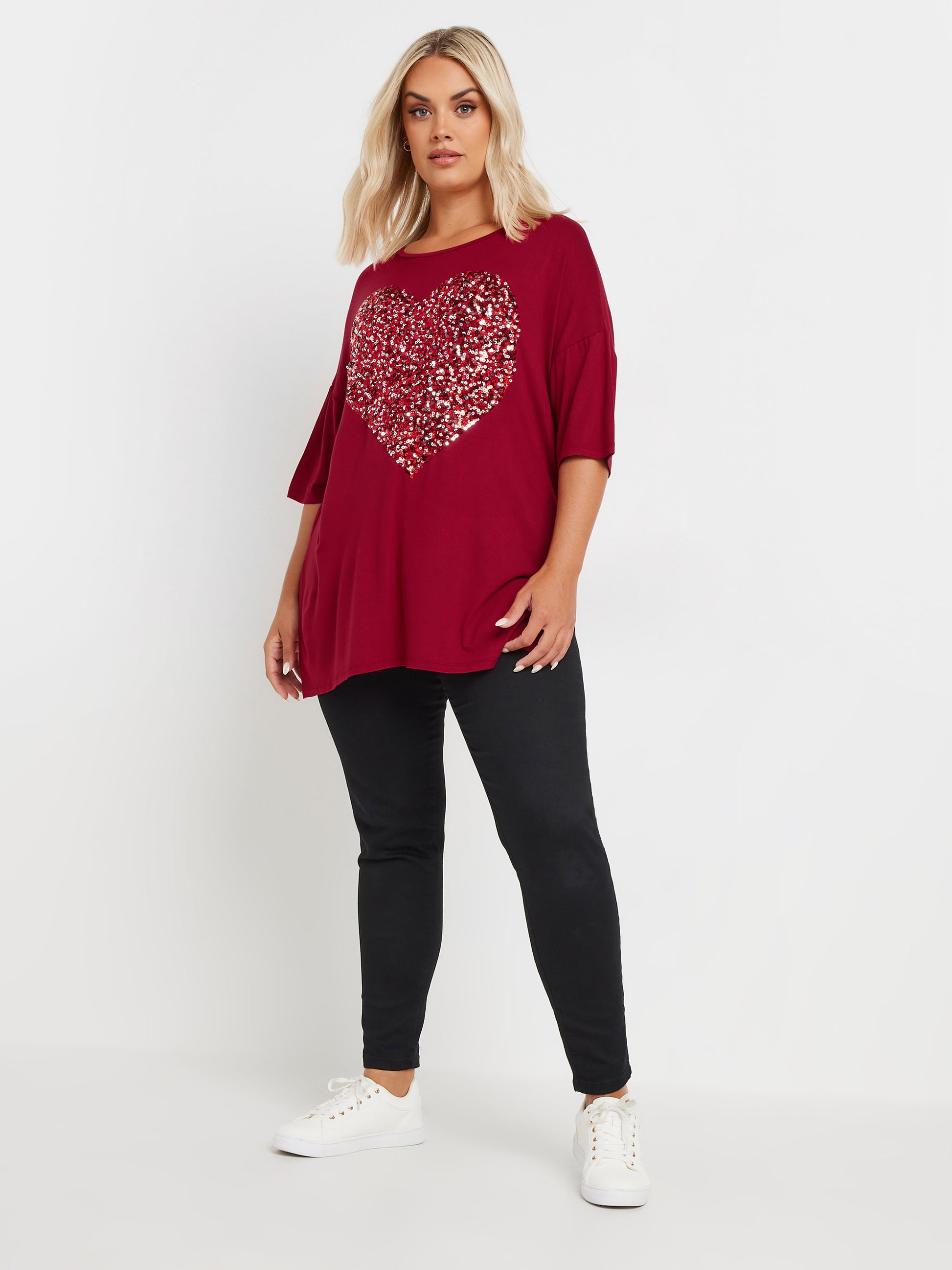 YoHeart Embellished T-Shirt