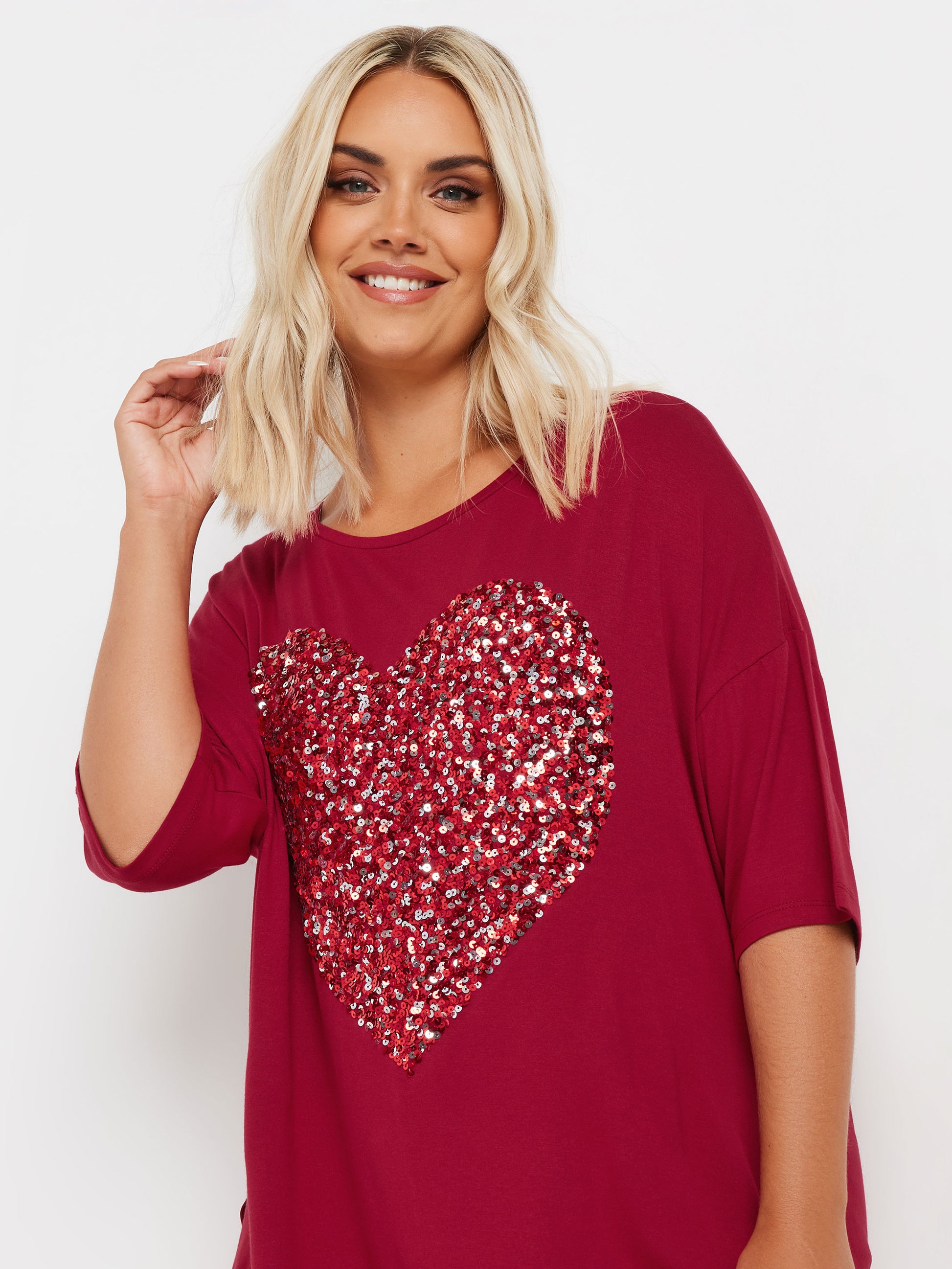 YoHeart Embellished T-Shirt