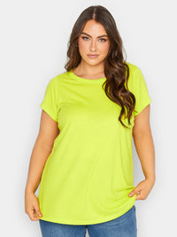 YoCore Basic S/S Tee Cyber Lime