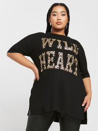 YoDROP SHOULDER WILD HEART