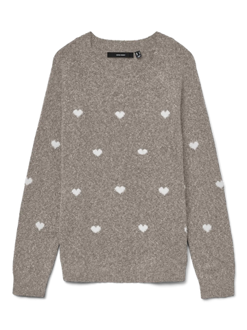 VmcDoffy Intarsia - Pullover med Hjerter