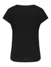 CARLULA S/S O-NECK RHINESTONE TOP - 112