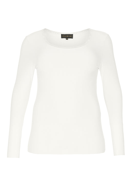 OX61718 - Tætsiddende Bluse