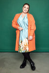 OxLong Cardigan w. balloon sleeves