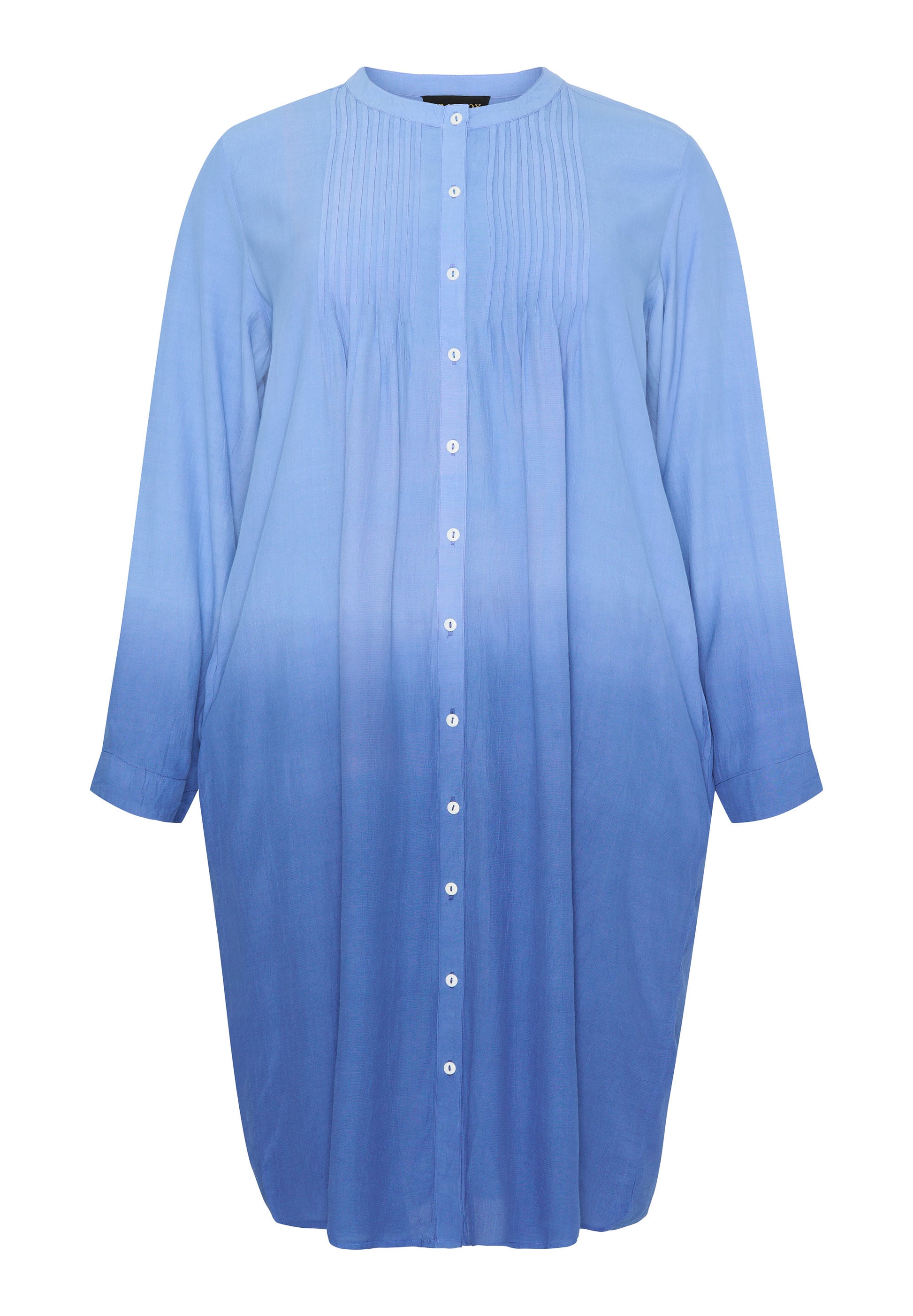 OXShirt Dress With Pleats