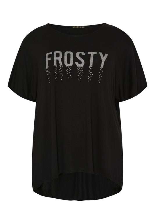 Okseskjorte med flaggermus &amp; høy/lav FROSTY