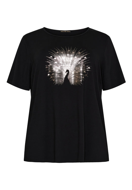 OxBatwing - Sølv Påfugl T-skjorte