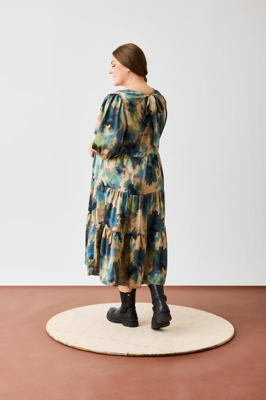 OxLong - Kjole med bindebånd i nakken