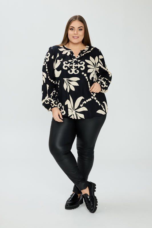 OxBlouse - Langermet Bluse