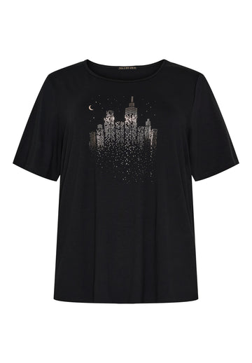 OxT-Shirt - T-skjorte med sølvtrykk