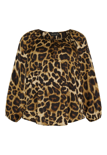 OxRaglan – Bluse med 3/4-ermer