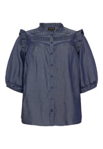 Ox63102 - Skjorte med puffermer