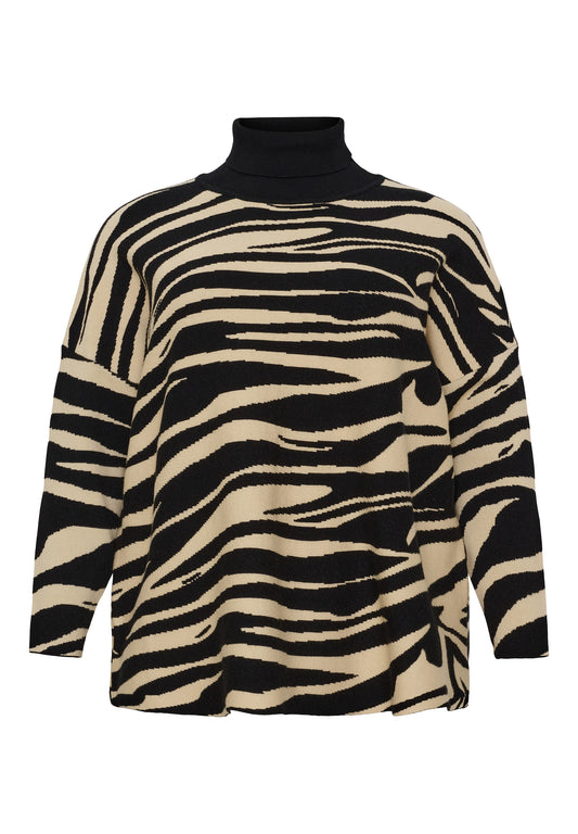 OxPoncho - 63120 Strikbluse