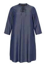 Ox63231 - Kjole med 3/4 ermer