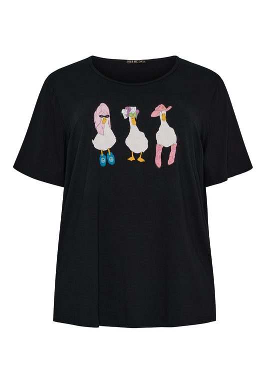 OxT-shirt - Kortærmet (Spa Ducks print)