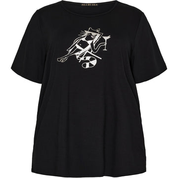 Ox63275 - T-shirt (Relaxing cat)