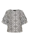 Ox63292 - bluse med volangermer