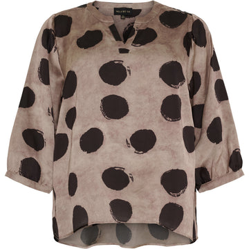 OX Loose Blouse V neck and 3/4 sleeves