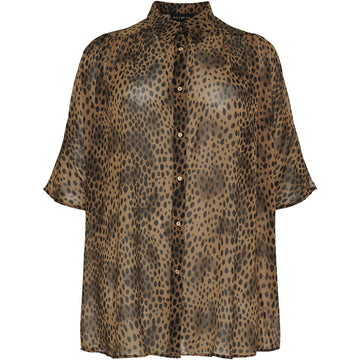 OXLong Loose batwing Blouse