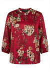 OxRød Bluse med Print