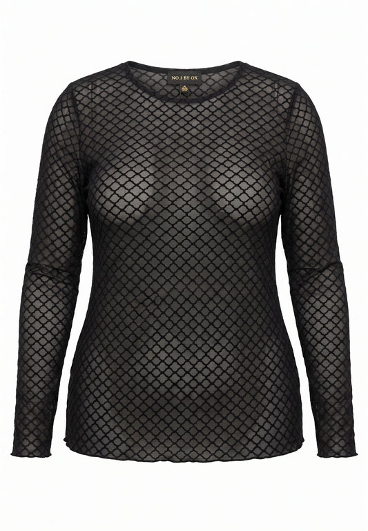 Ox63549 - Mesh Bluse