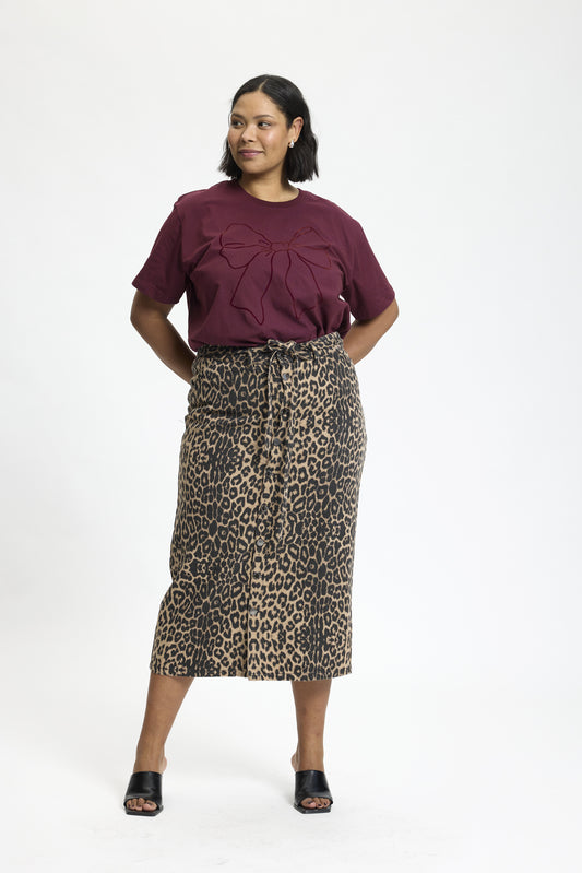 AnRodentia 298 - T-shirt med Velour Print