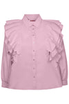 AnElsa 386 - Bluse med rysjer