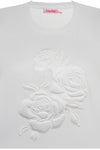 AnHarper 435 - T-shirt med Blomsterapplikation