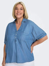 CarCharis - Bluse med Krave