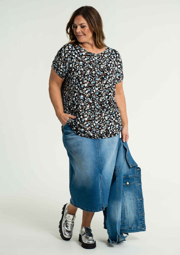 GoAlena - Denim Nederdel