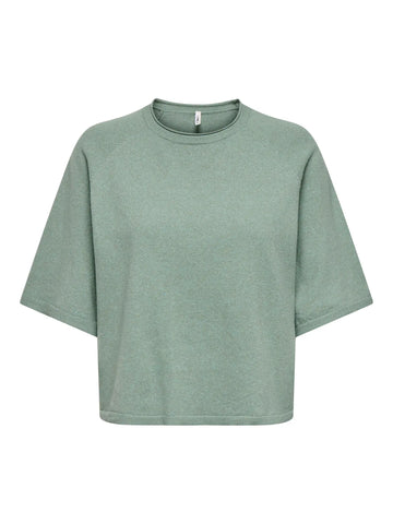 CARLOYAL - Strikbluse med 2/4 Ærmer - NOOS