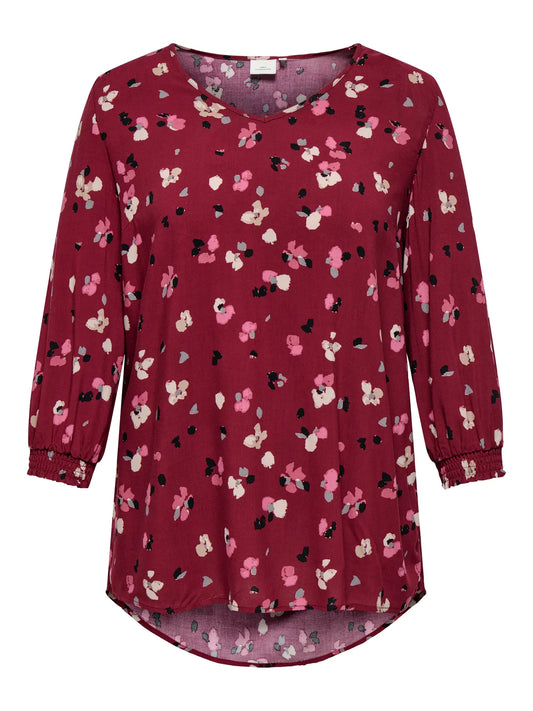 CARPETREA - Bluse med V-Hals