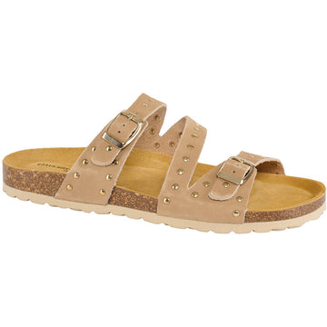 TsAlexandra-Taupe skindsandal