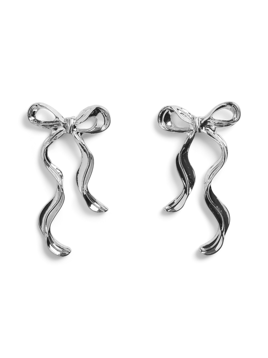 PcBene - Sølv Sløjfe Øreringe